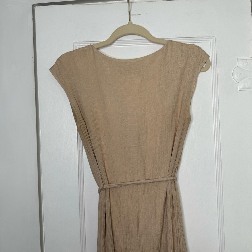 Indigo Rose Coastal Button Down Midi Dress Size Medium - Picture 10 of 13
